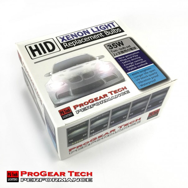 ProGear Tech Heavy Duty D4S D4R 8000K Iceberg HID Xenon Headlight  Replacement Bulbs (Pack of 2)