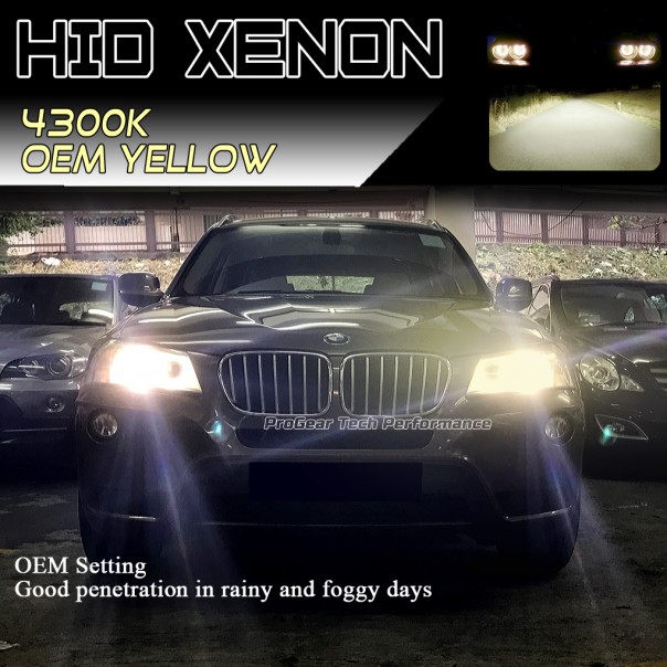 H7 6000K 68W Heavy Duty Fast Bright AC Digital HID Conversion Kit for NON-CANBUS 12V Vehicles Headlights Fog-lights 
