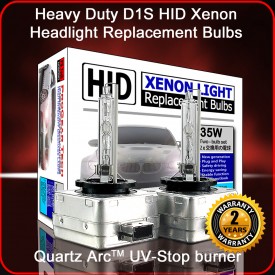 ProGear Tech Heavy Duty D1S D1R 8000K HID Xenon Headlight Replacement Bulbs (Pack of 2, Iceberg)