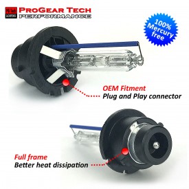 ProGear Tech Heavy Duty D4S D4R 4300K OEM Light Yellow HID Xenon Headlight Replacement Bulbs (Pack of 2)