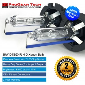 ProGear Tech Heavy Duty D4S D4R 6000K Daylight White HID Xenon Headlight Replacement Bulbs (Pack of 2)