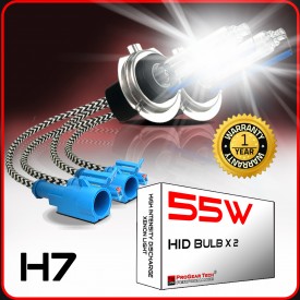 55W H7 Heavy Duty HID Xenon Replacement Bulbs (Pack of 2)