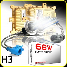 68W H3 Heavy Duty Fast Bright AC Digital HID Xenon Conversion Kit