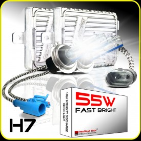 55W H7 Heavy Duty Fast Bright AC Digital HID Xenon Conversion Kit Germany Technology